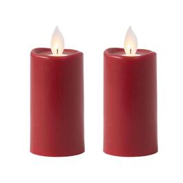 2pk. 3in. Mirage Red Votive Candles