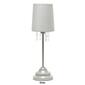Simple Designs Table Lamp w/Fabric Shade & Hanging Acrylic Beads - image 5