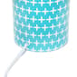 Simple Designs Blue Cross Fresh Prints Table Lamp - image 5