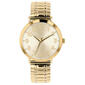 Mens Gold-Tone Light Champagne Sunray Dial Watch - 50518G-07-A27 - image 1