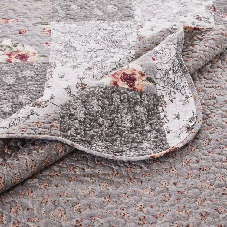 Greenland Home Fashions™ Giulia Patchwork Print Quilt Set