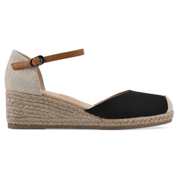 Womens White Mountain Maintain Wedge Sandals