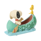 Jim Shore Peanuts Snoopy and Woodstock in Canoe Figurine - image 2