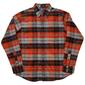 Mens Jackson Hole Flannel Shirt - Orange / Black / Grey - image 1