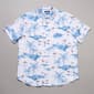 Young Mens VSTR Island Flamingos Stretch Button Down Shirt - image 1
