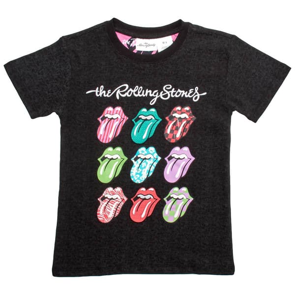 Girls (8-16) Rolling Stones Short Sleeve Tee