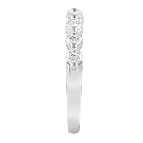 Nova Star&#174; White Gold 1/5ctw. Lab Grown Diamond Wedding Band