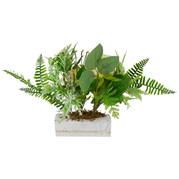 Northlight Seasonal Ranunculus & Rose Artificial Potted Plant