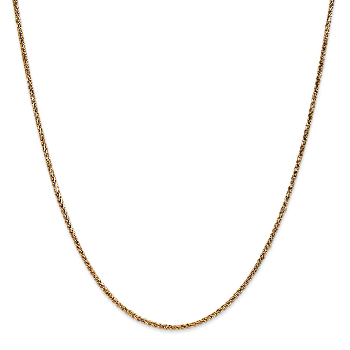 Gold Classics™ 1.4mm. 14kt. Diamond Cut Spiga Chain Necklace