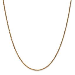 Gold Classics(tm) 1.4mm. 14k Diamond Cut Spiga Chain Necklace