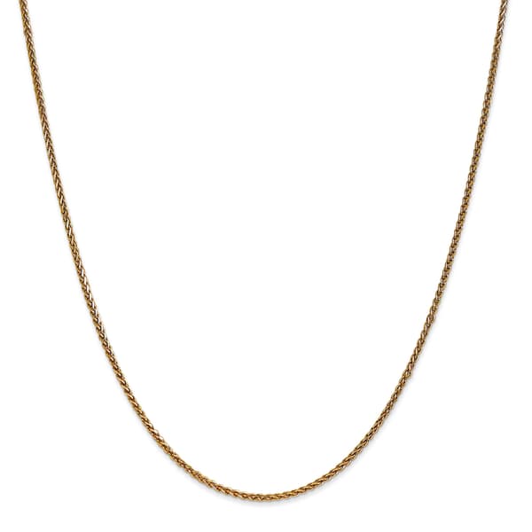 Gold Classics(tm) 1.4mm. 14k Diamond Cut Spiga Chain Necklace - image 