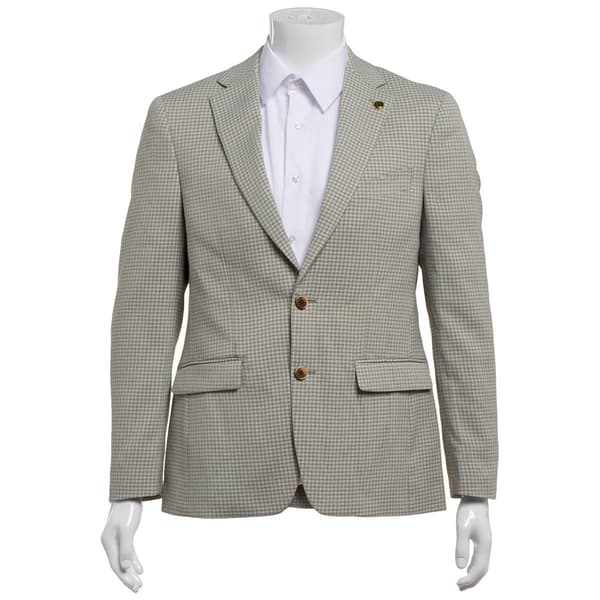Mens Cricketeer Green Check Sport Coat - image 