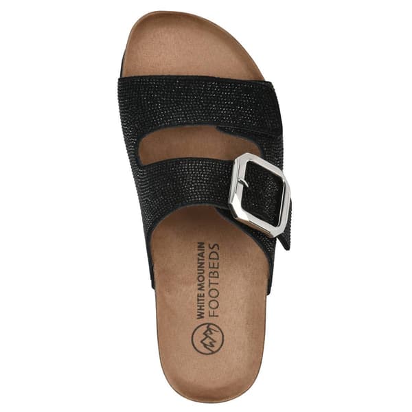 Womens White Mountain Granitas Footbed Sandals