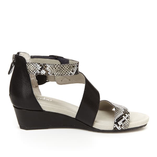 Womens Jambu Capri Snake Wedge Sandals - image 