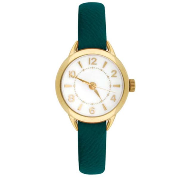 Womens Gold-Tone White Mother of Pearl Dial Watch - 9406G-07-E24 - image 