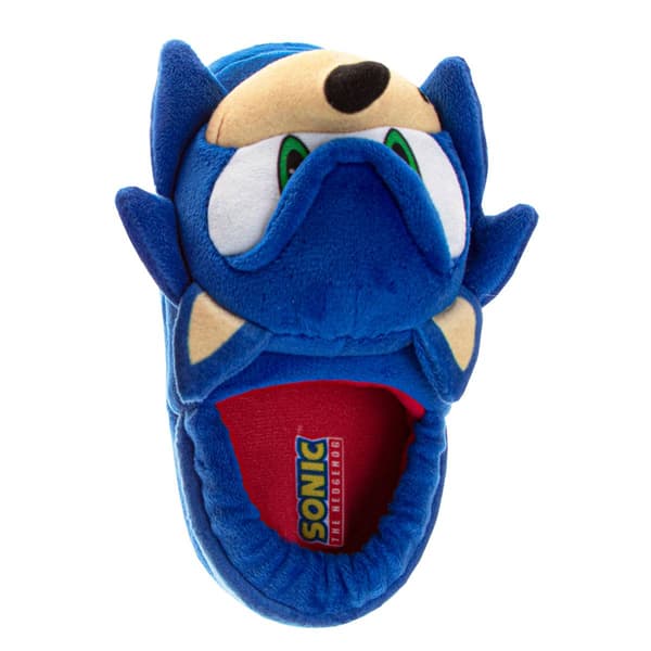 Little Boy SEGA Sonic the Hedgehog Head Dual Sizes Slippers