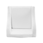 HH2 Home Dillon Low Profile Wingback White Counter Height Stool - image 9