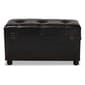 Baxton Studio Callum 2 Drawer Storage Trunk Ottoman - image 5