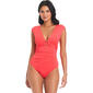 Womens Bleu Ring Me Up Cap Sleeve Mio One Piece Swimsuit - image 1