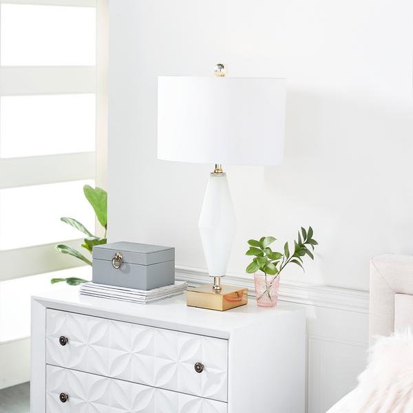 9th & Pike® Gold Glass Transitional Table Lamp