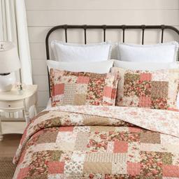 Laura Ashley Harrietta Patchwork Cotton Quilt Set