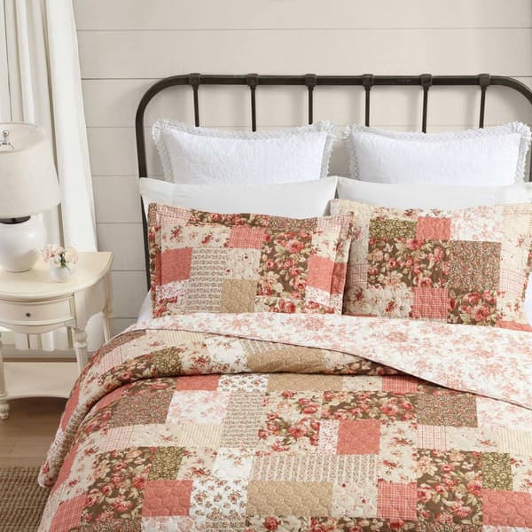 Laura Ashley Harrietta Patchwork Cotton Quilt Set