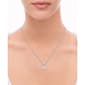 Nova Star® Sterling Silver 1ctw. Pendant & Earring Set - image 2