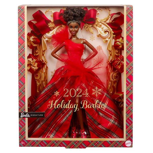 Barbie® 12in. African American Holiday 2024 Doll