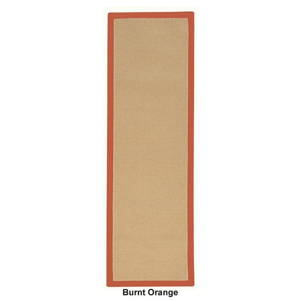 Linon Athena Sisal Runner - 2x8