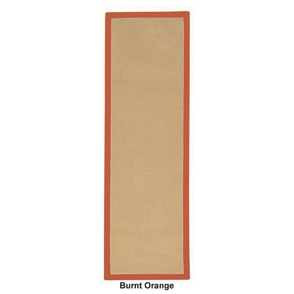 Linon Athena Sisal Runner - 2x8