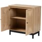 Baxton Studio Cherelle Light Brown 2-Door Storage Cabinet - image 2