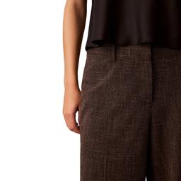 Womens Calvin Klein Crosshatch Wide Leg Dress Pants
