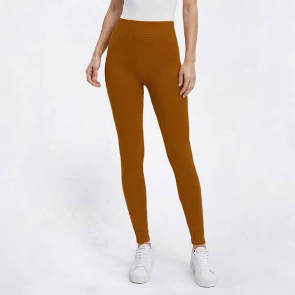 Womens Runway Ready Full Length Diamond Jacquard Leggings