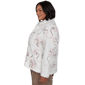 Plus Size Alfred Dunner Sunset Ridge Floral Sherpa Jacket - image 4