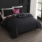 Bebejan Black Night Poppies 5pc. Reversible Comforter Set - image 5