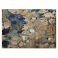 HomeRoots Beige & Blue Abstract Washable Indoor Outdoor Accent R - image 2