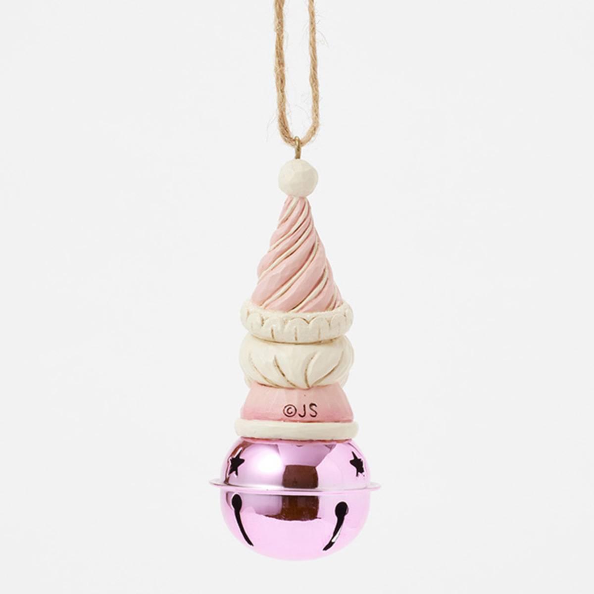 Jim Shore Heartwood Sweets Santa Bell Christmas Ornament