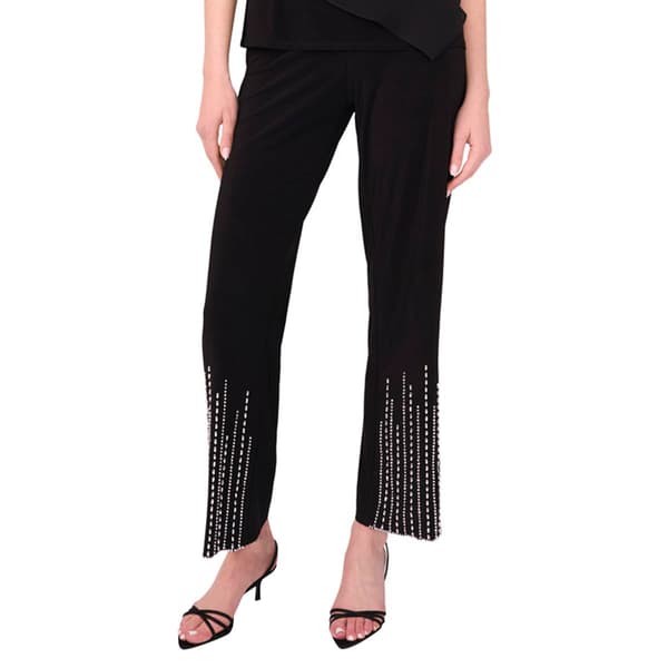 Womens MSK Straight Leg Bead Trim Pants - image 