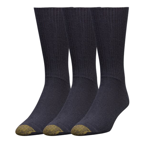 Mens Gold Toe® 3pk. Acrylic Fluffies® Crew Socks