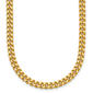 Gold Plated over Sterling Silver Curb Chain Necklace - image 2