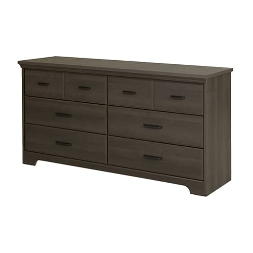 South Shore Versa 6-Drawer Double Dresser-Grey - image 