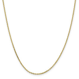 Gold Classics&#40;tm&#41; 10kt. 1.65mm 24in. Cable Chain Necklace