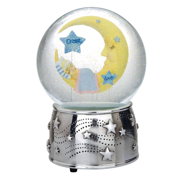 Reed & Barton(R) Sweet Dream(tm) Sleepy Moon Musical Water Globe