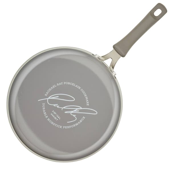 Rachael Ray Cook + Create 3qt. Aluminum Nonstick Saut&#233; Pan w/ Lid