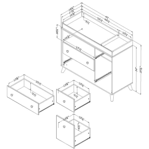 South Shore Yodi Changing Table