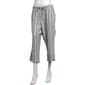 Womens Per Se Drawstring Waist Porkchop Pocket Stripe Capris - image 1