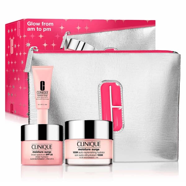 Clinique Glow from AM to PM Moisture Surge Skincare Gift Set - image 