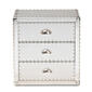 Baxton Studio Armel Industrial 3 Drawer Nightstand - image 3