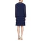 Womens SLNY 2pc. Sequin Cut Out Tiered Jacket Dress - image 3