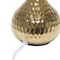 Simple Designs Hammered Gold Drip Mini Table Lamp - image 3